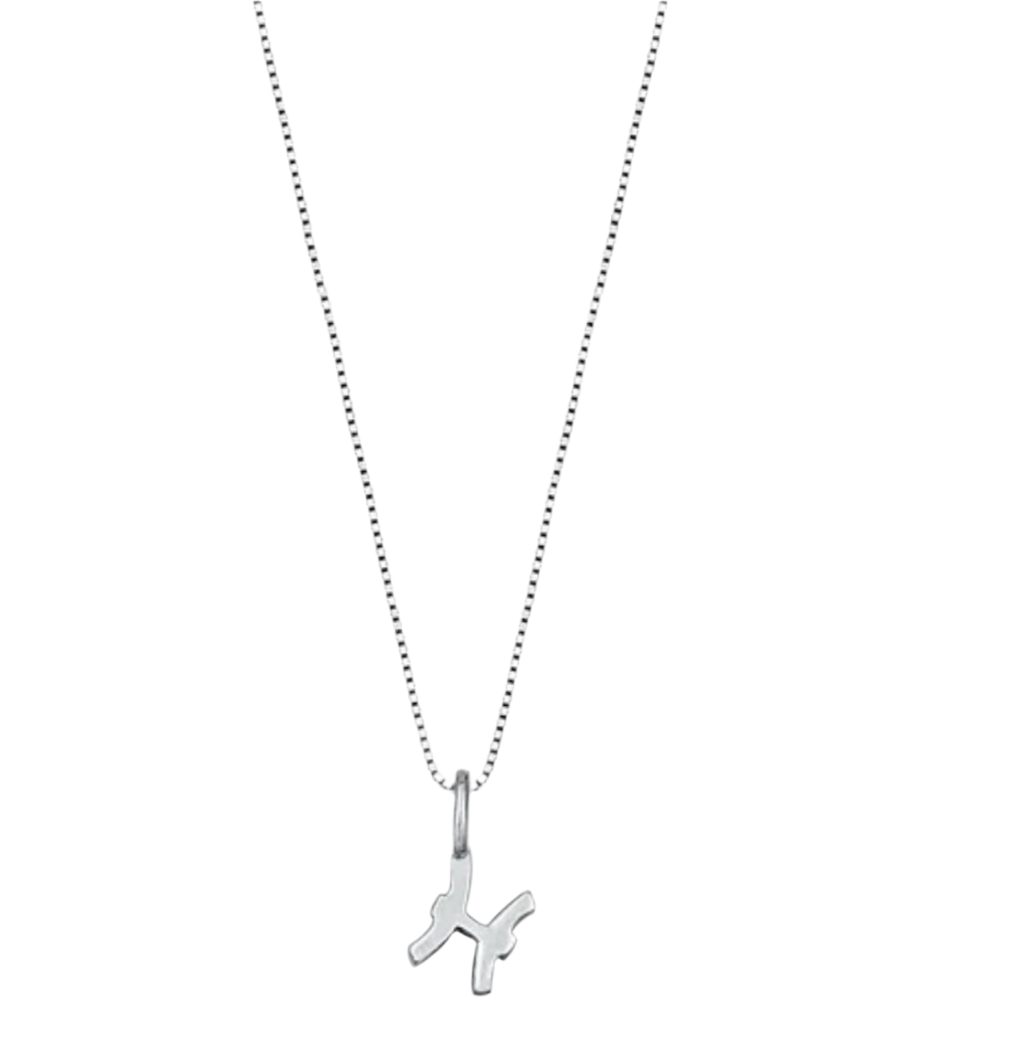 Silver Necklace - Pisces Zodiac