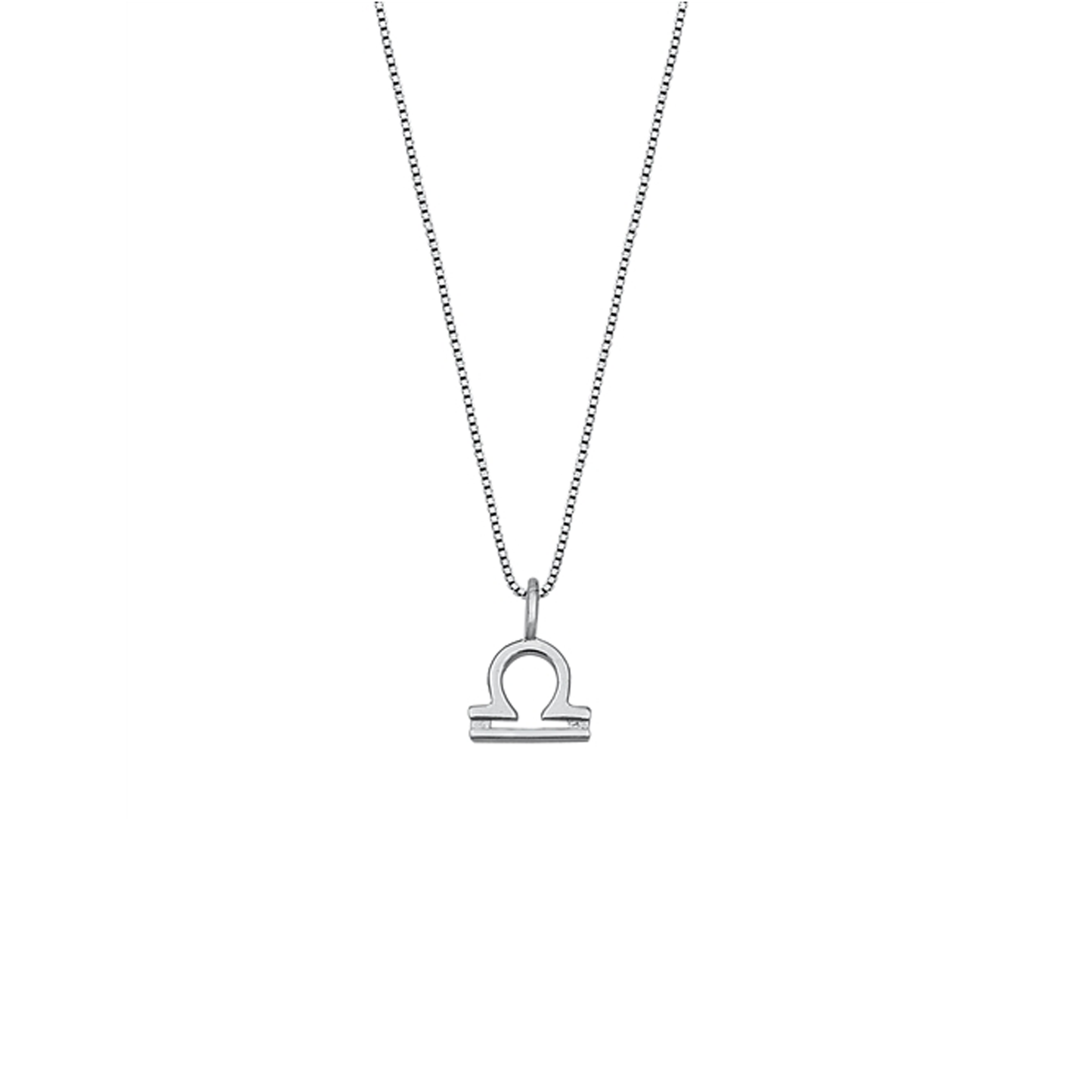 Silver Necklace - Libra Zodiac