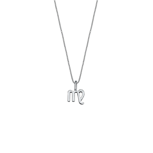 Silver Necklace - Virgo Zodiac